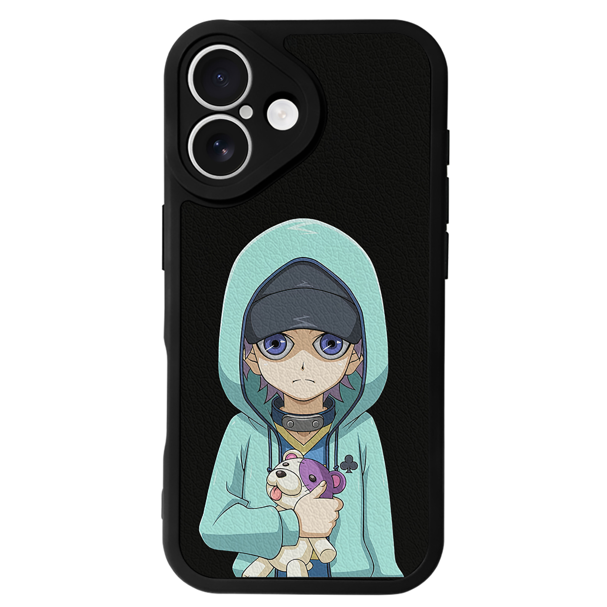 遊☆戯☆王 Yu-Gi-Oh! 【iPhone 16シリーズ対応】シリコンスマホケース（レザー調） 材質：シリコン